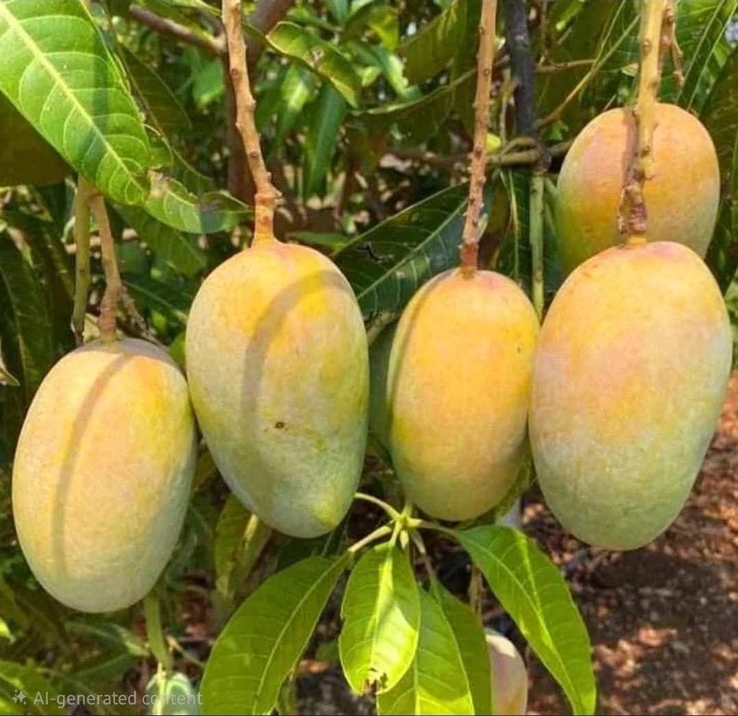 Basket of Kesar Mangoes
